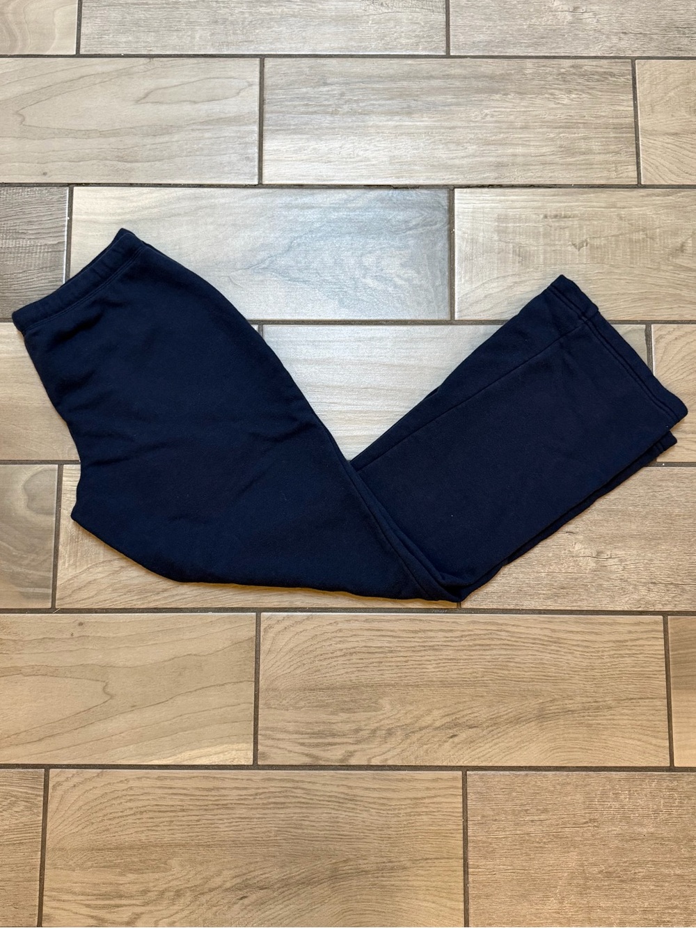 SKIMS Drapey French Terry Straight Leg Pants Navy